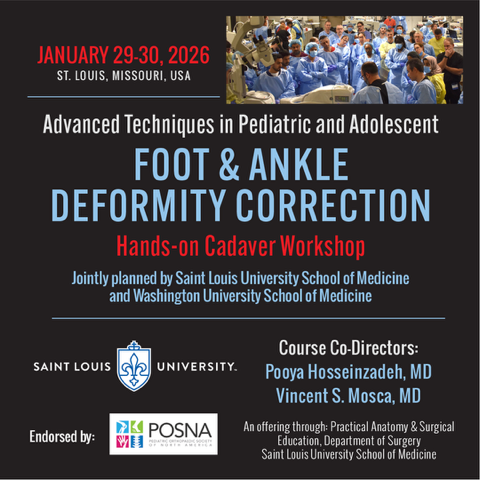Advanced Techniques in Pediatric and Adolescent Foot and Ankle Deformity Correction  Banner